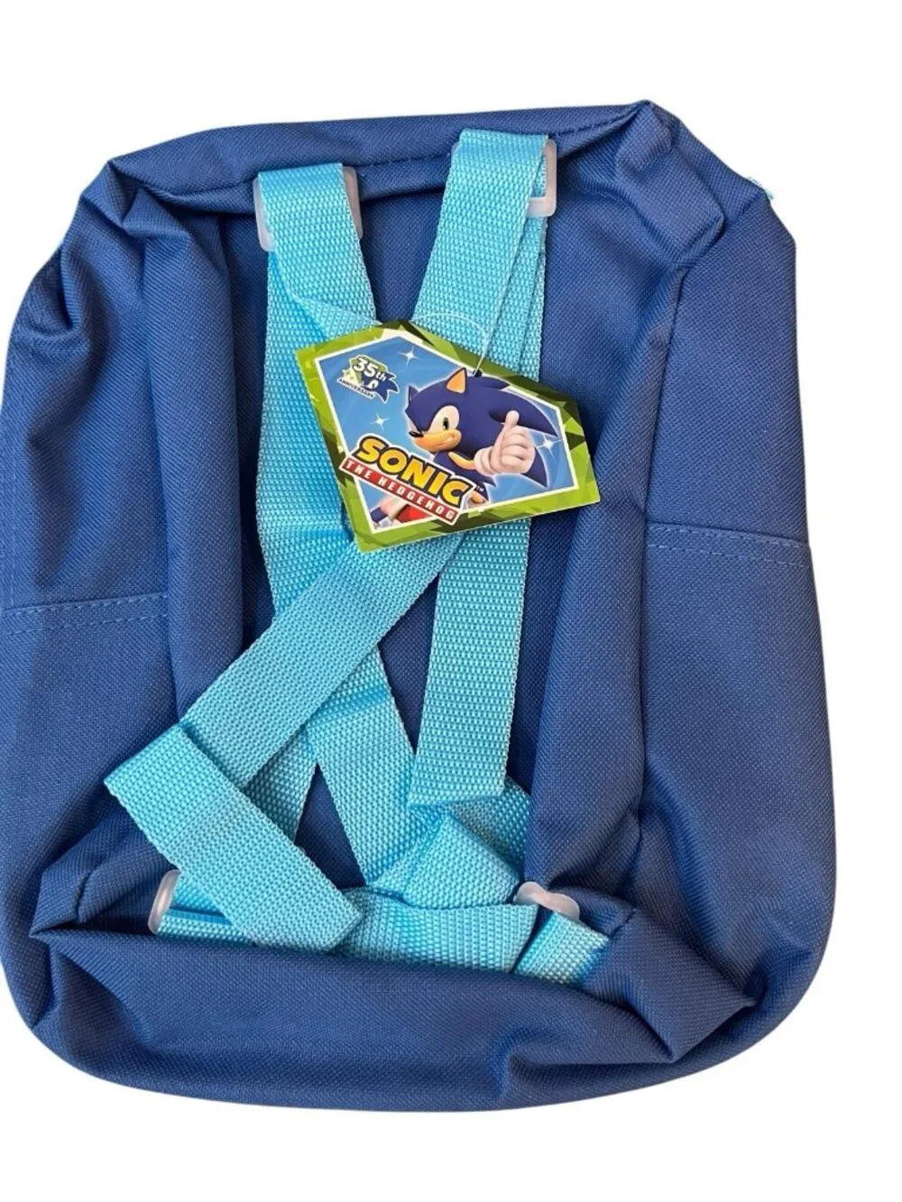 Toddler Sonic The Hedgehog Unisex Kids Small Backpack 3+ Sega Fast Shimmer NWT